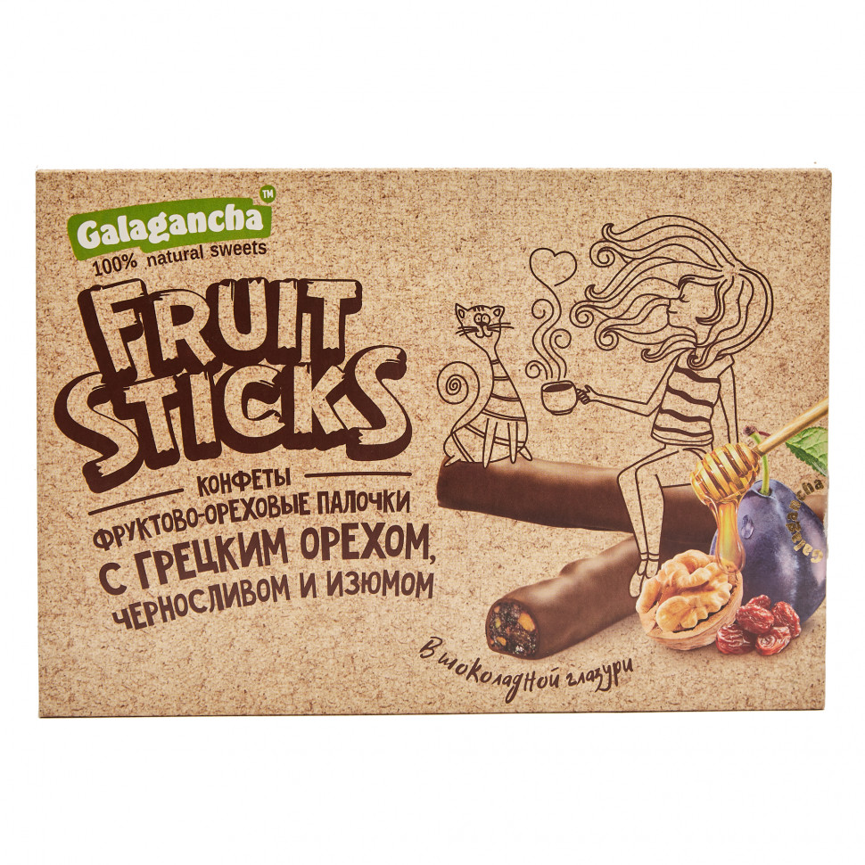 Берестов КРАФТ Fruit Stiсks с черносливом и грецким орехом, 175г в Чебаркуле