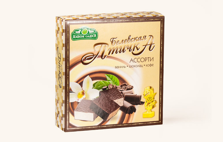 Конфеты "Белевская птичка"  300г ассорти  в Чебаркуле