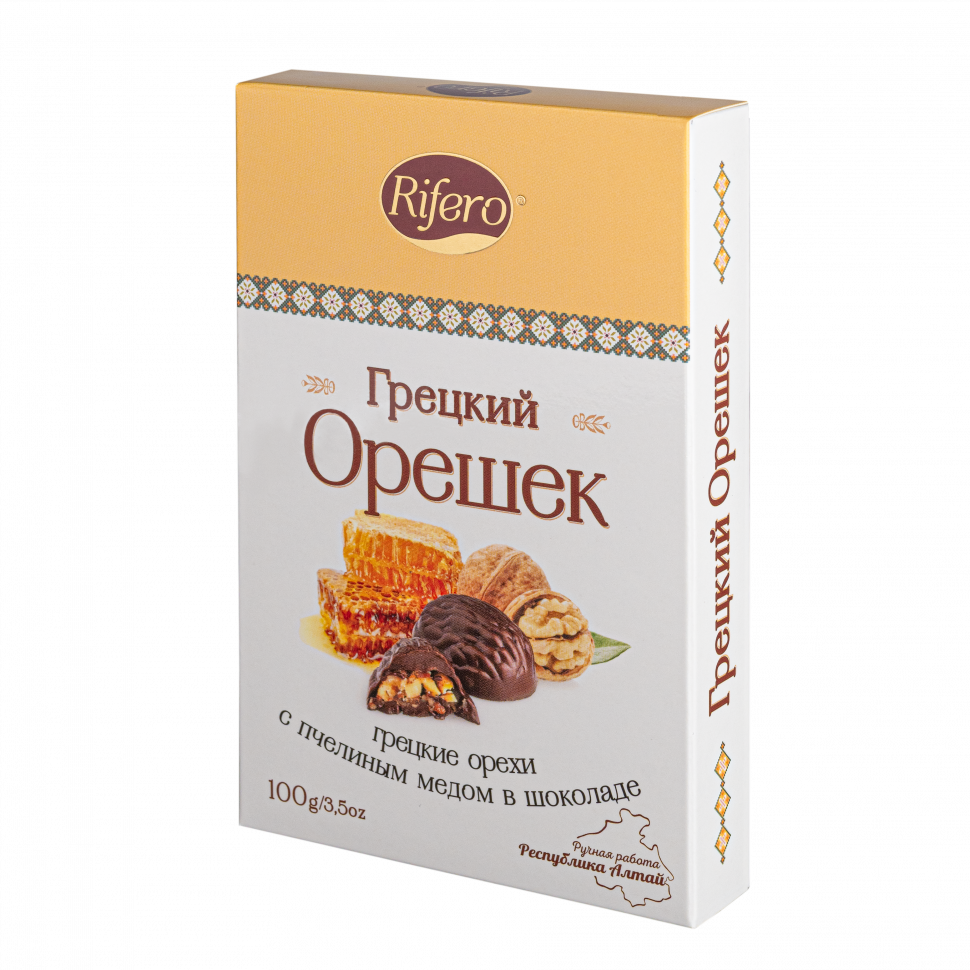 Риф и ко Конфеты "Грецкий орешек" 100г   в Чебаркуле