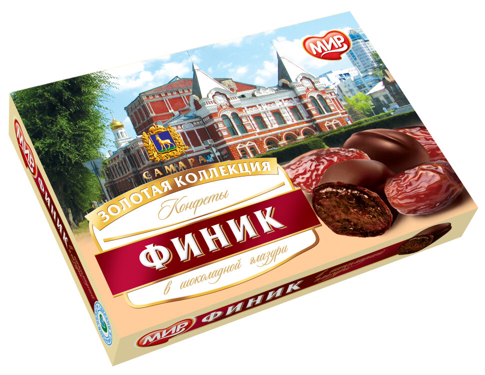  КФ МИР Финики в шоколадной глазури 160г  в Чебаркуле