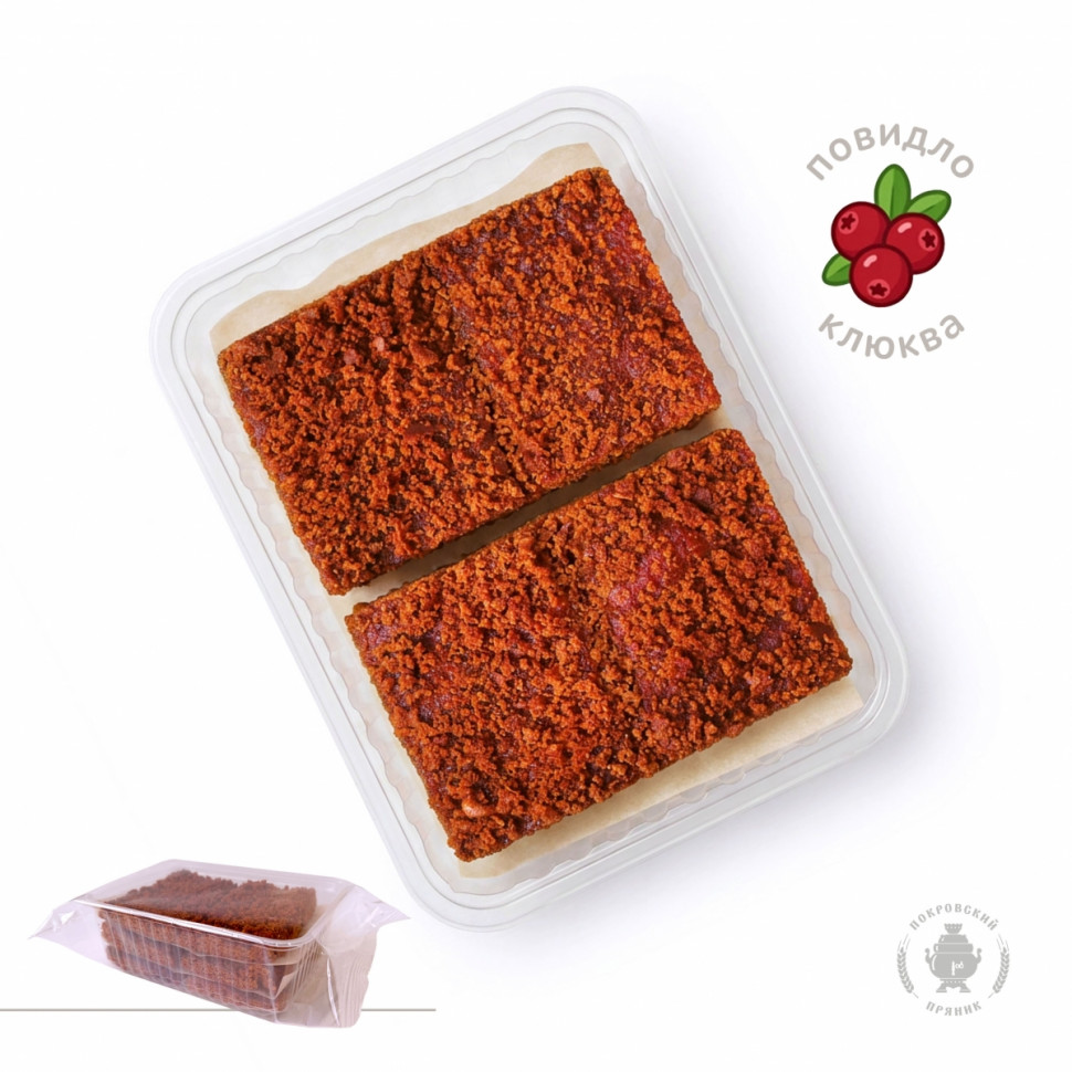  Пряник 400г с фруктовой начинкой Клюква  в Чебаркуле