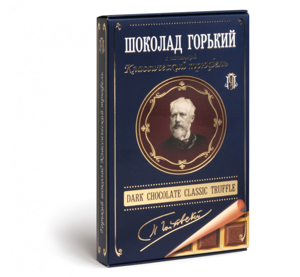  Фабрика Томер  Горький шоколад ТРЮФЕЛЬ классический (Чайковский), 112г в Чебаркуле