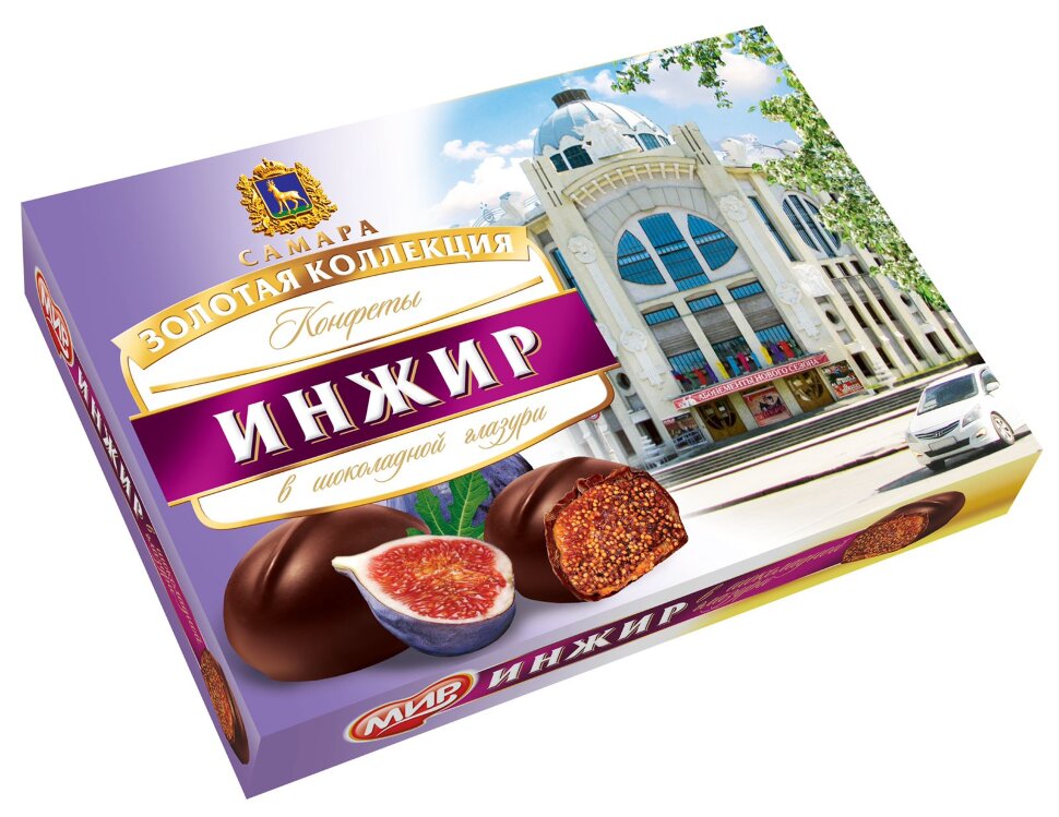  КФ МИР Инжир в шоколадной глазури 160г в Чебаркуле